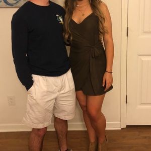 TUSC mini wrap dress